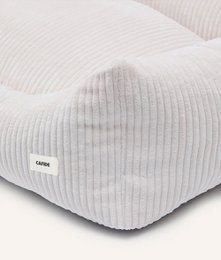 Bone White Corduroy Hundeseng, Snozy