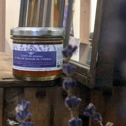 Organic lavender apple confit