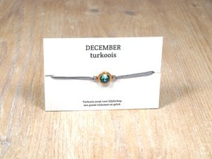 per stuk.Geboortesteen armbandjes swarovski rosé goud