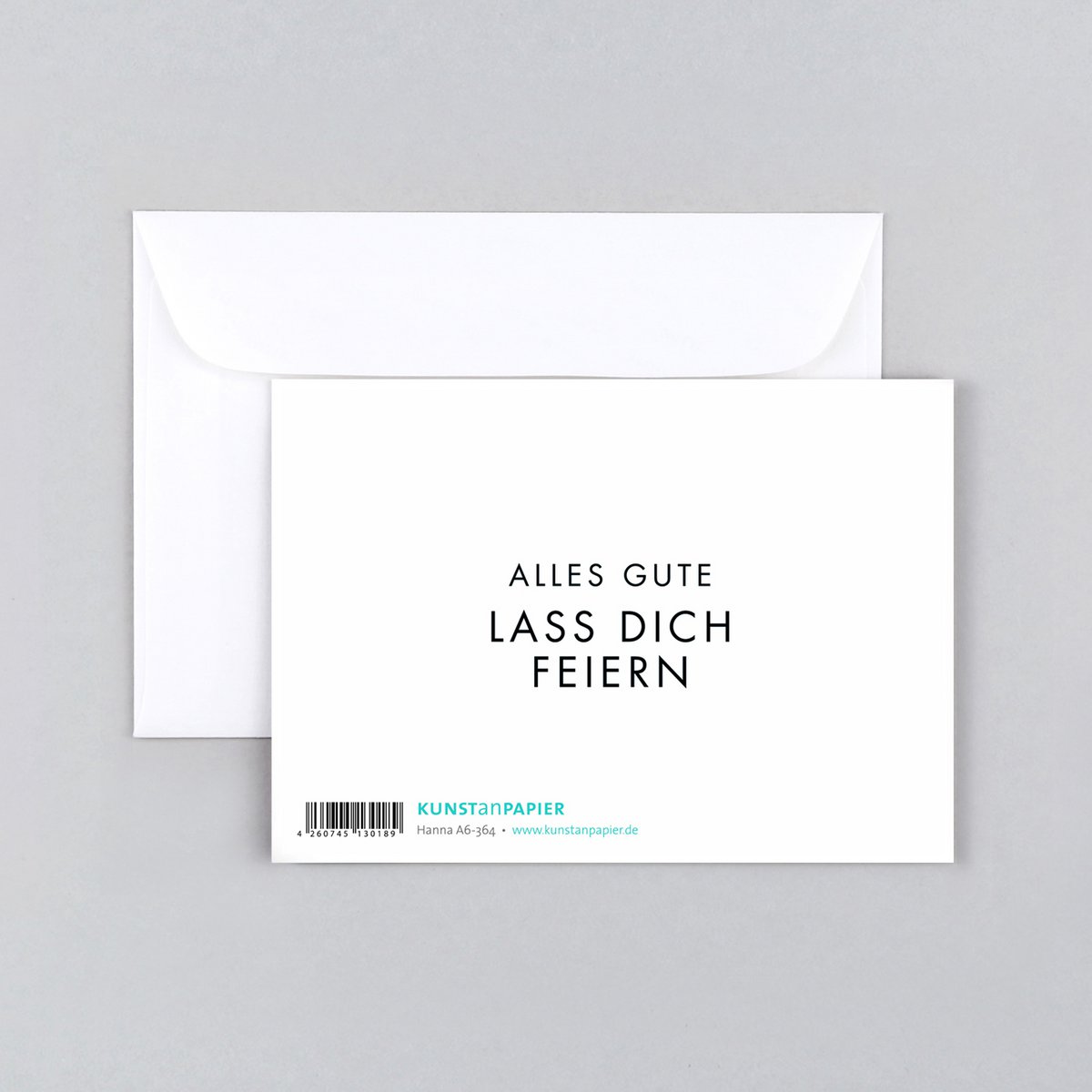 Glückwunschkarte Streifen Hanna