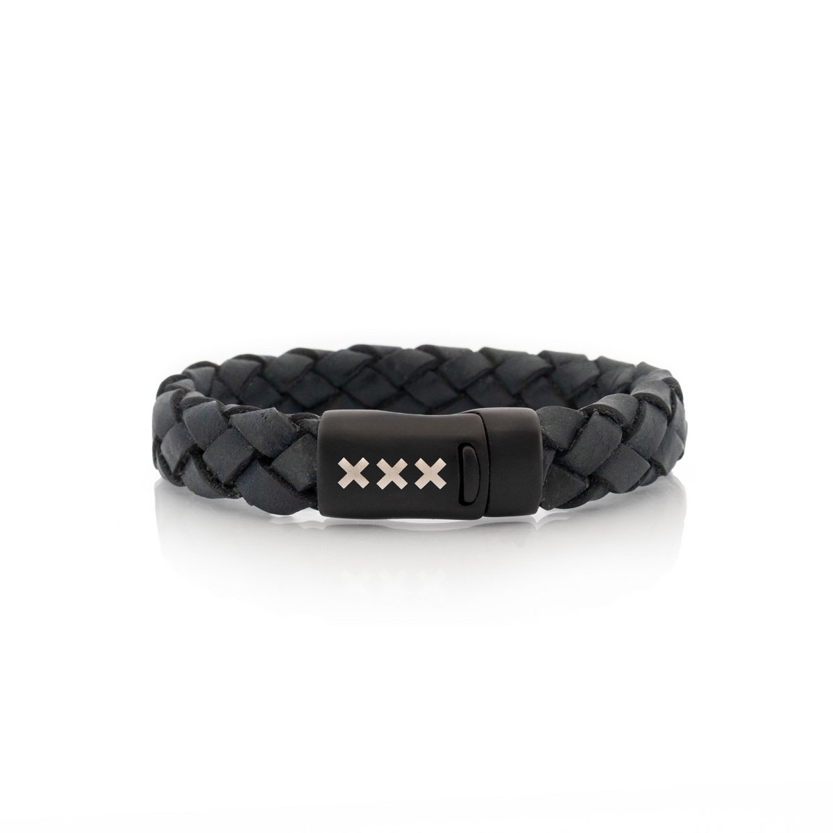 Leather Bracelet Black | Mokum Proud