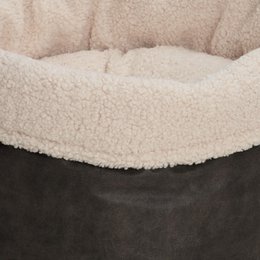 Hundekörbchen Shopper Little Basket Saddle graphit