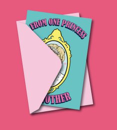 From One Princess To Another Princess Diana Greeting Card 