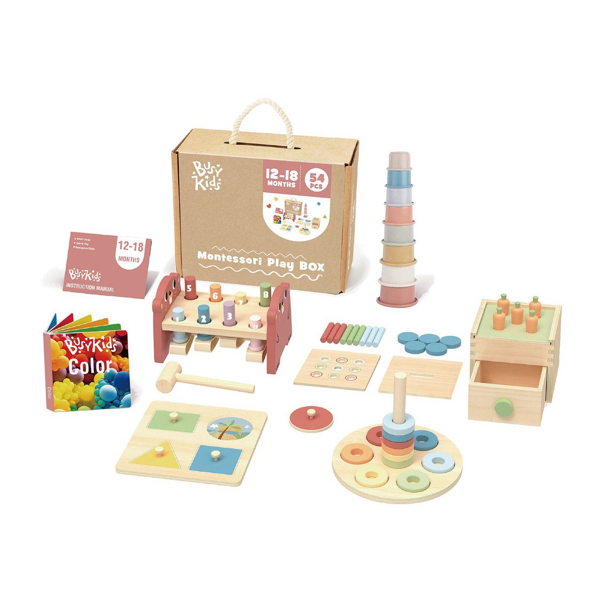 BusyKids Montessoriset voor kinderen van 12 tot 18 maanden