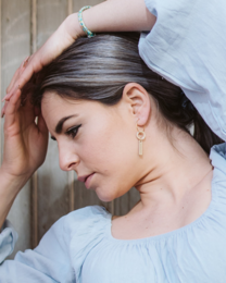 Boucles d'oreilles dorées Venise