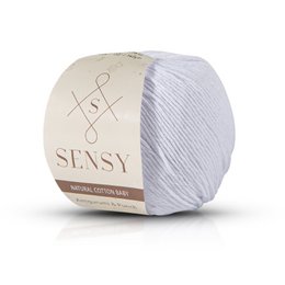Sensy Premium Natural Baby Cotton 100% filato di cotone morbido per lavoro a maglia e uncinetto Amigurumi
