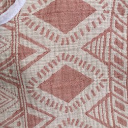Poncho de plage en gaze de coton