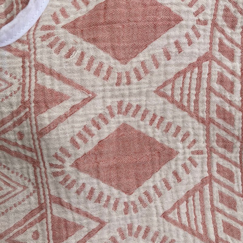 Poncho de plage en gaze de coton