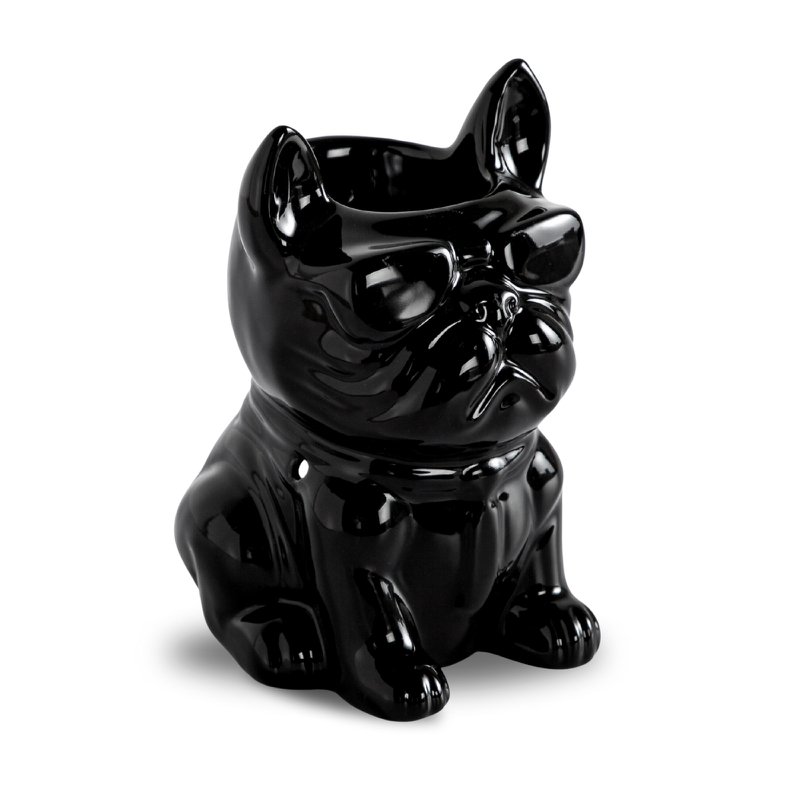 Burnt Ceramy Boubou Black Boubou Parfume - Lakerede keramiske dyr - Grundlægningsdiffusor Duftende voks, æteriske olier, dufte - dekorativ idé