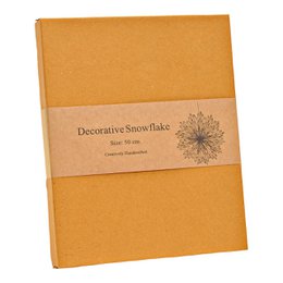Luminous snowflake made of paper/cardboard white Ø50cm
