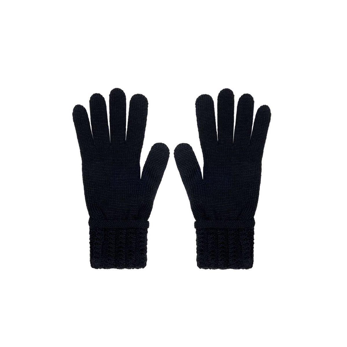 Rękawiczki KENDALL - 100% wełny merino – czarny