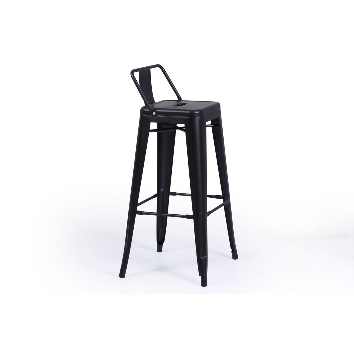 HØJ skammel TOLIX SORT. OK1244 (8444)