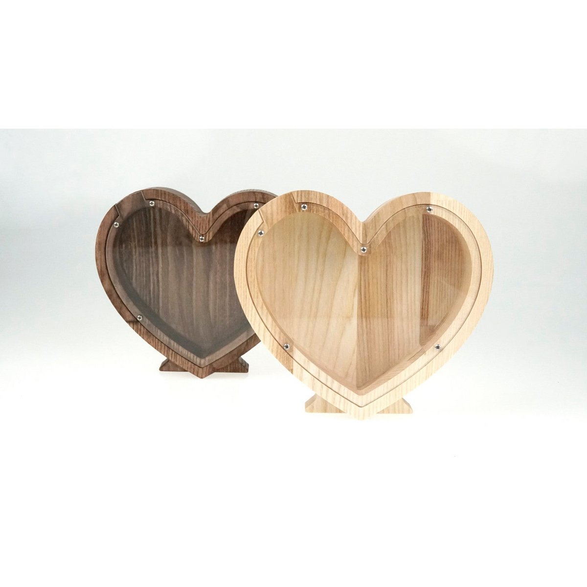 Sparschwein, Holz Sparschwein Herz