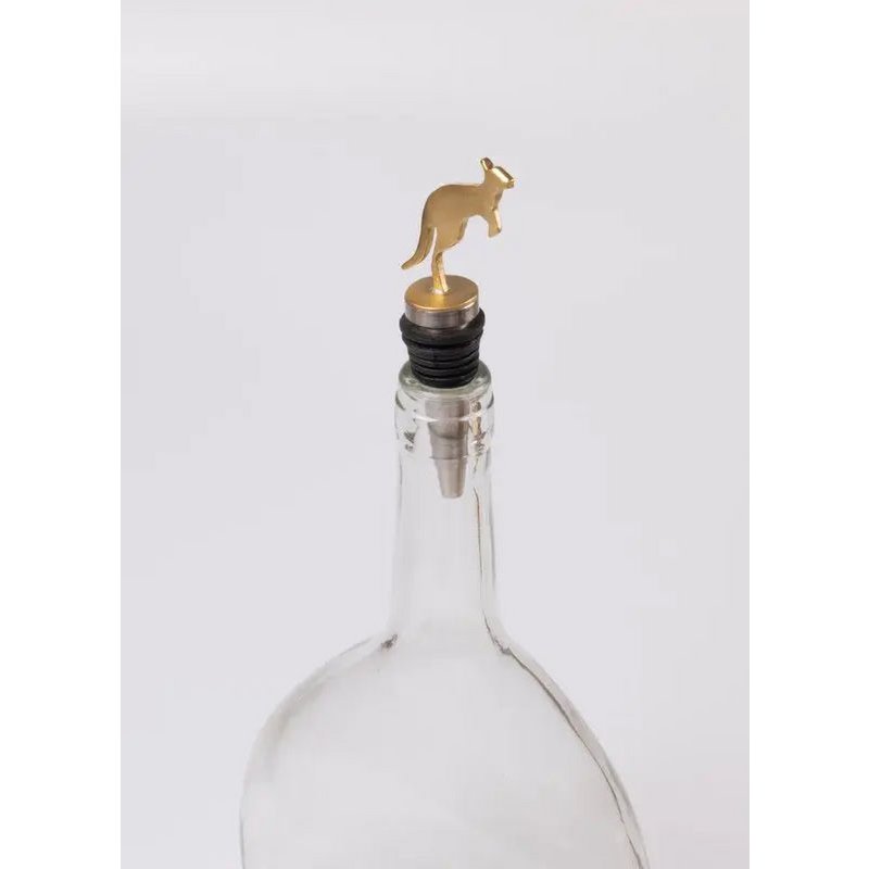 Wine Stopper | Wallaroo Bottle Handmade Brass Steel