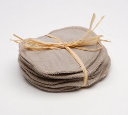 Muslin make-up removal pads (set of 10)