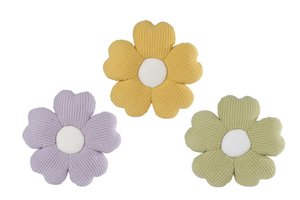 Cushion Daisy yellow/green/purple