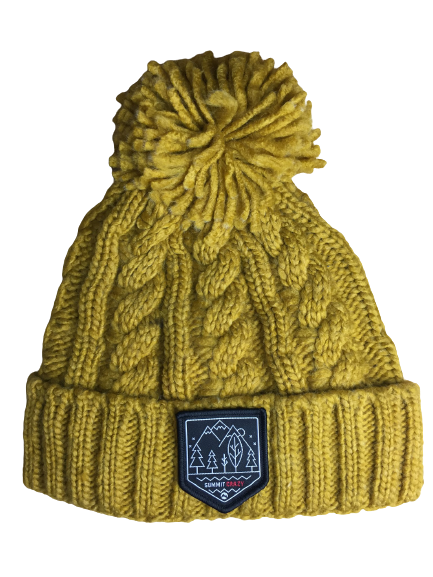 Blakehope Gorro tejido ochos Mostaza