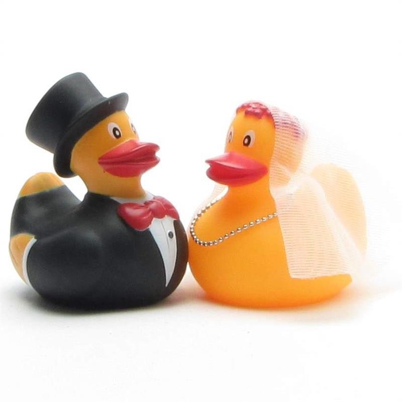Bride and Groom Rubber Ducky