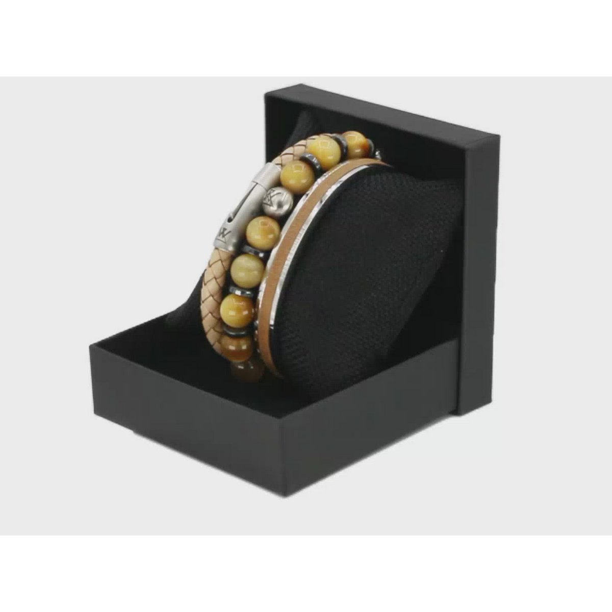 Brazalete de acero 8mm - Colección Gaudí