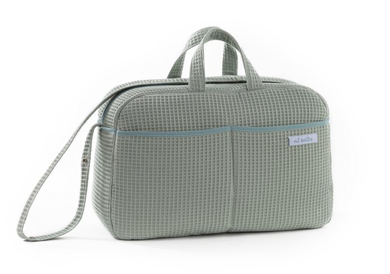 Bolso de maternidad Crossbody para carrito de bebé y para hospital. Bolsa organizadora práctica y elegante de gran capacidad. Producto fabricado en España.