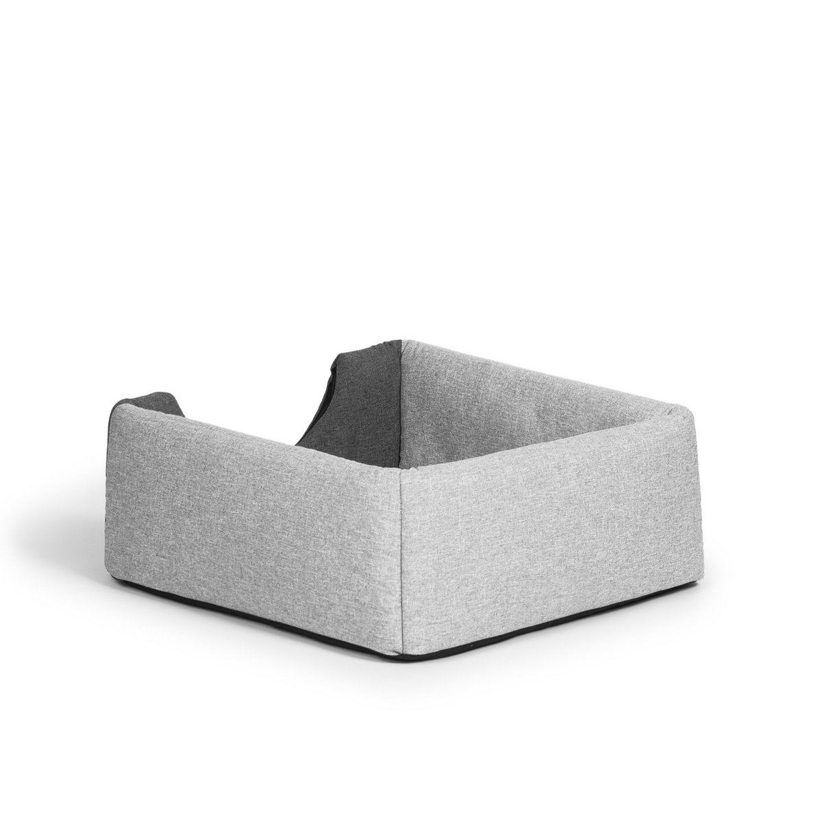 UP&DOWN niche pour chien 2en1- gris clair chiné
