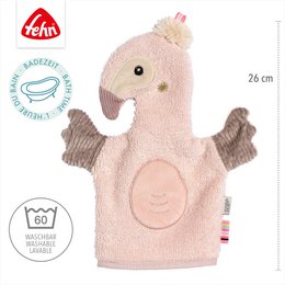 Washing mitt flamingo