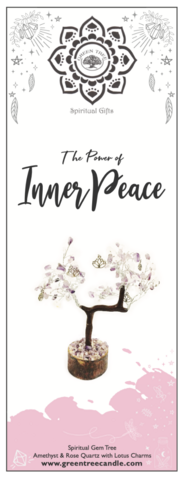 Amethyst Inner Peace Gem tree Small