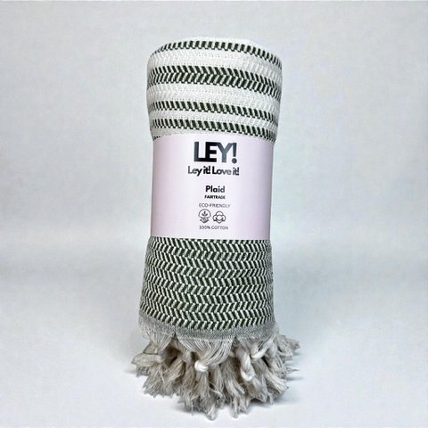 LEY! Plaid - Zickzack - Olive