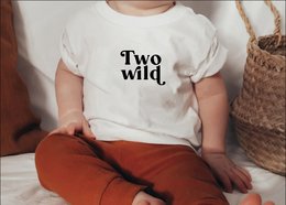 Kids Birthday  T-shirt • Two Wild
