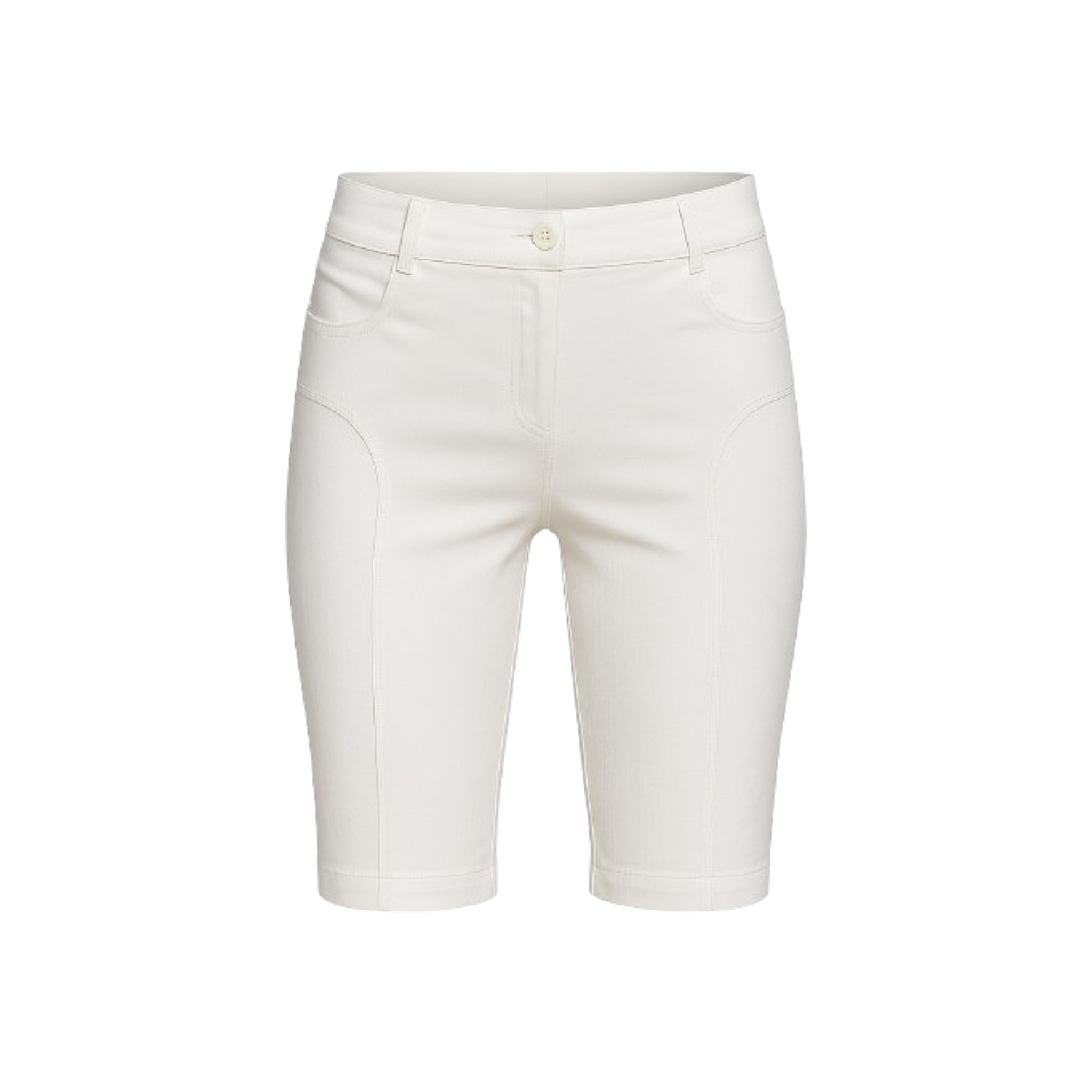 Bermudas vaqueras blancas: elegancia veraniega sin esfuerzo