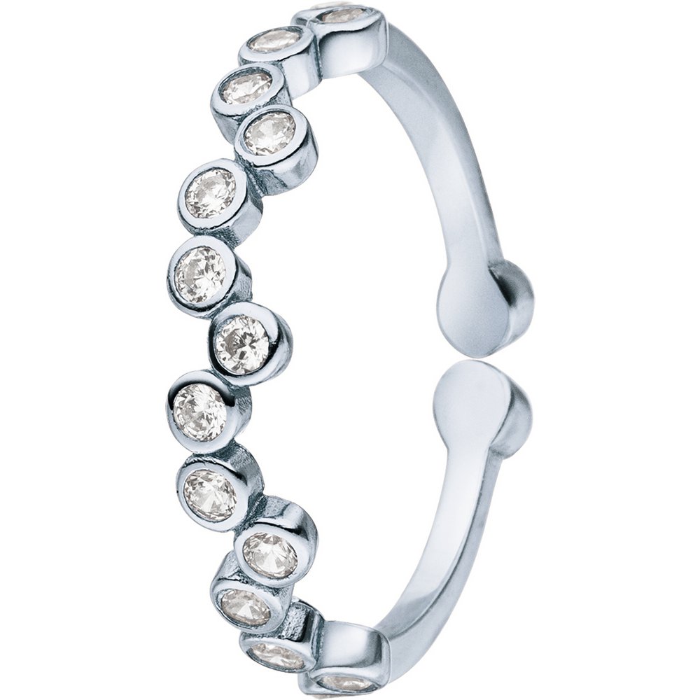 Zilveren ring met zirkonia