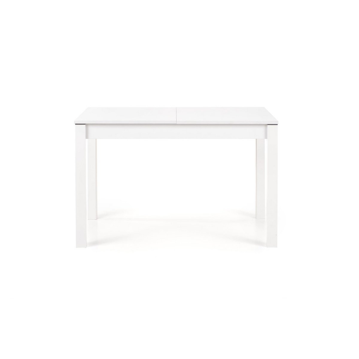 Mesa de comedor extensible de Roche blanco