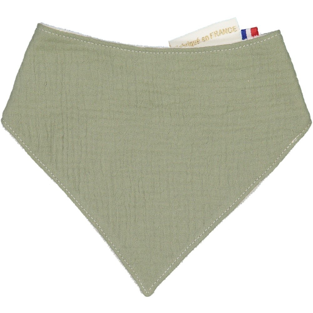 Cotton gauze bandana bib