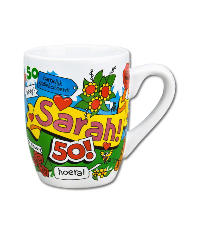 Cartoon-Becher - Sarah