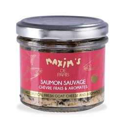 Savory spread made with wild salmon, fresh goat cheese, and aromatic herbs. Ideal for crackers, bread, or as a dip.