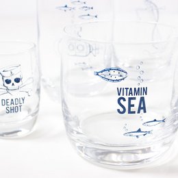 Verre à whisky en cristal « Vitamin Sea » – design maritime, fabriqué en UE