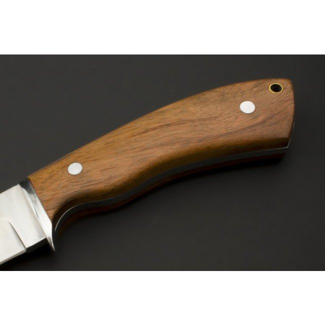 ED MAHONY Beaver Hunter - Birmański nóż myśliwski Ironwood, 440C