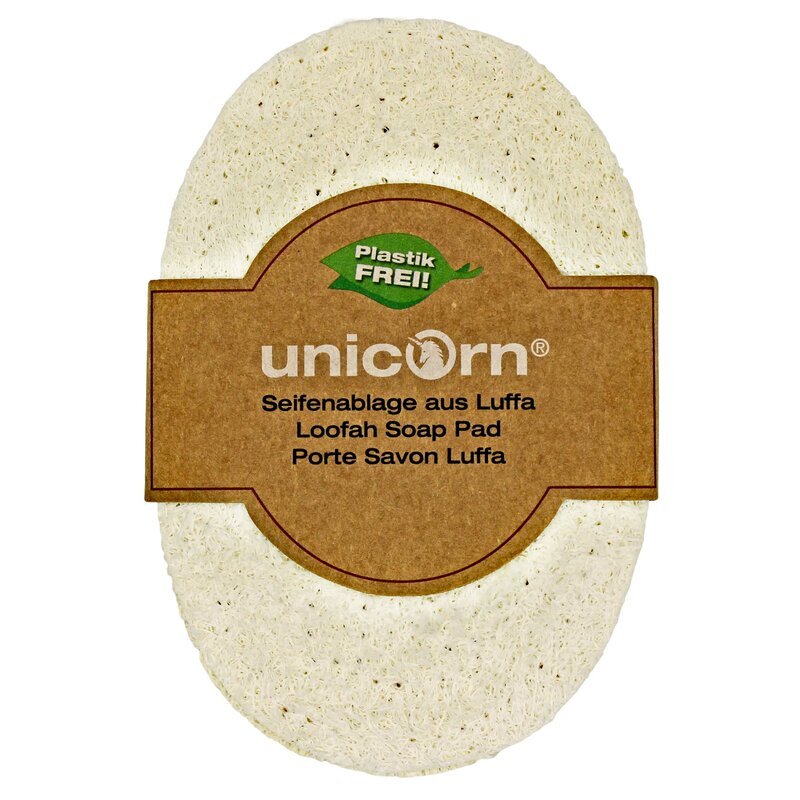 jabonera unicorn® hecha de lufa