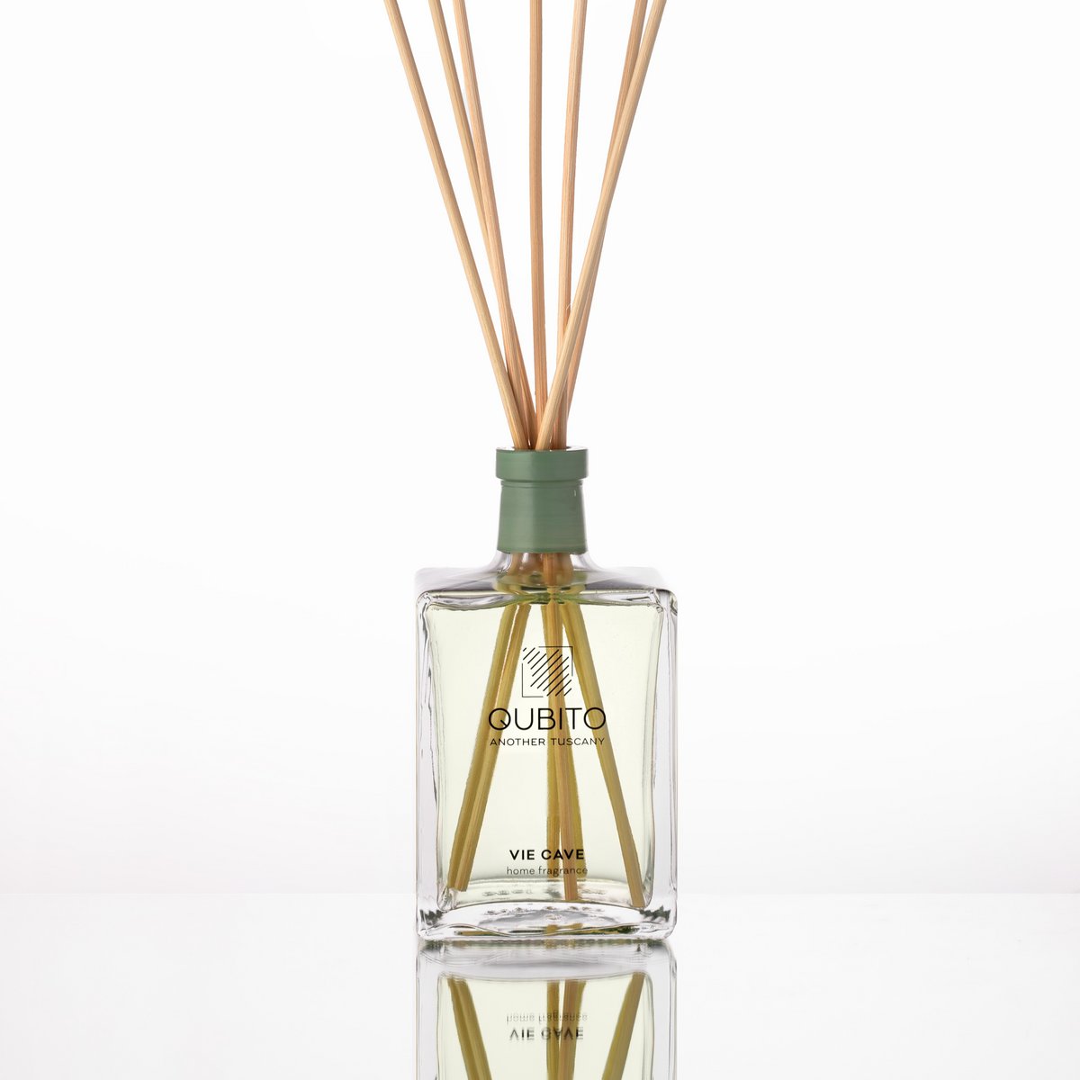 VIE CAVE (500 ML), RUMPARFUME - RUM AFDELING MED STIKKE, HÅNDMALERET FLASKE, LAVET I ITALIEN