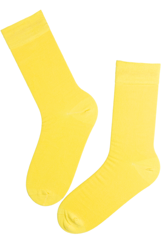 Hellgelbe Herrensocken von TAUNO