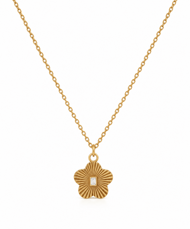 Blume des Lichts Halskette