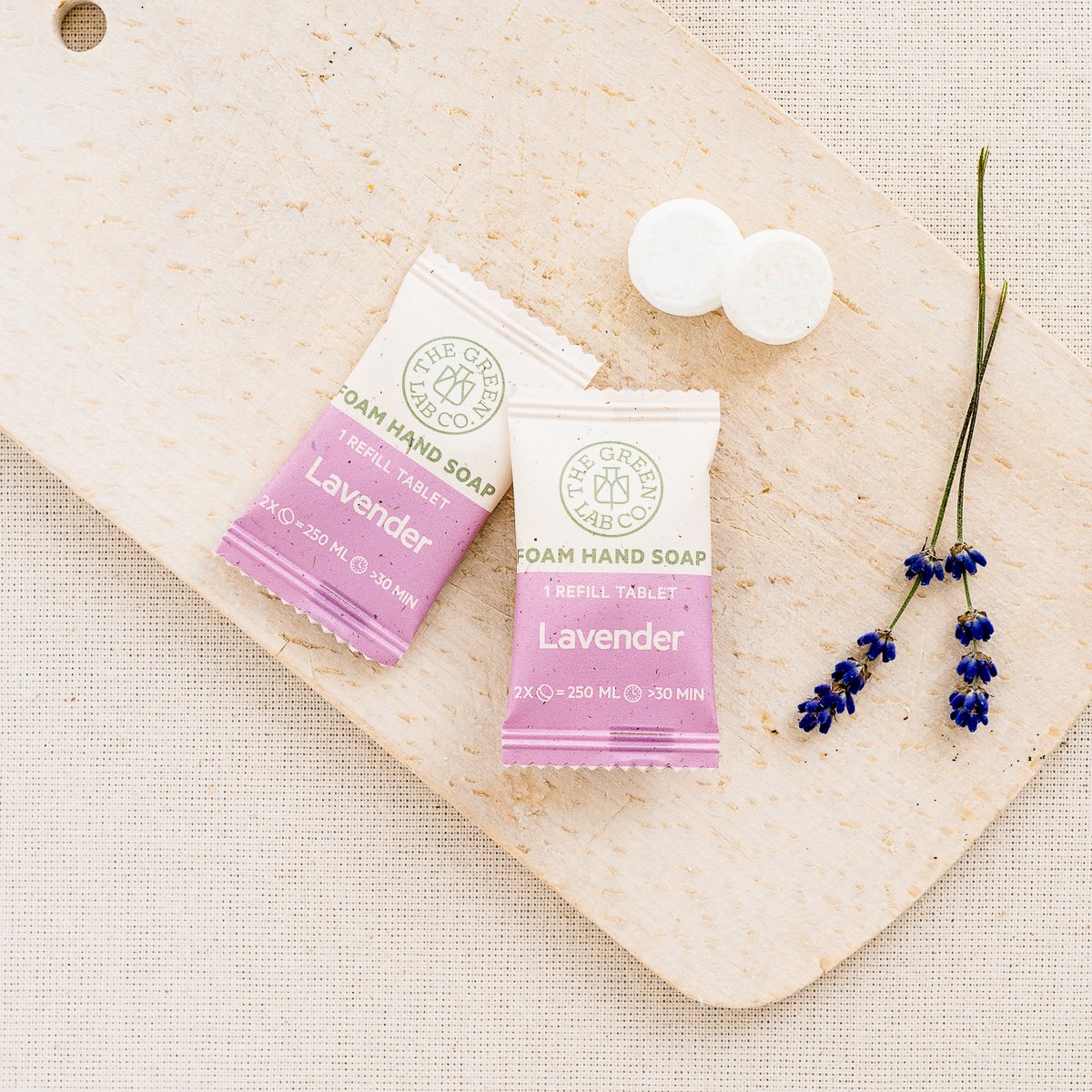 Refill set of hand soap tablets - Orange Blossom & Lavender