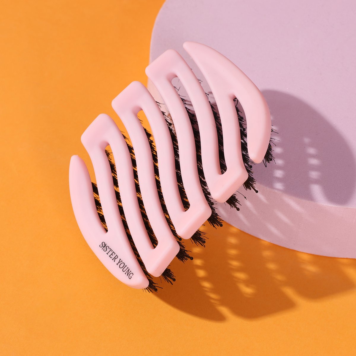 Sister Young l MILA - mini brush with natural boar bristles and nylon pins