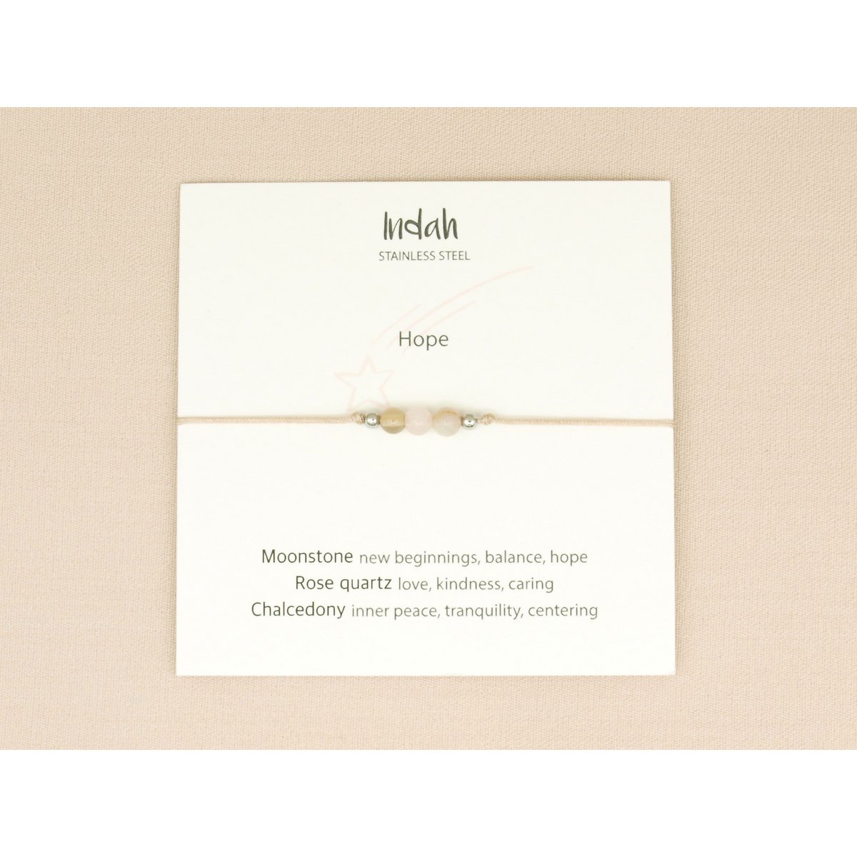 Armband rock, Hope, zilver en goud