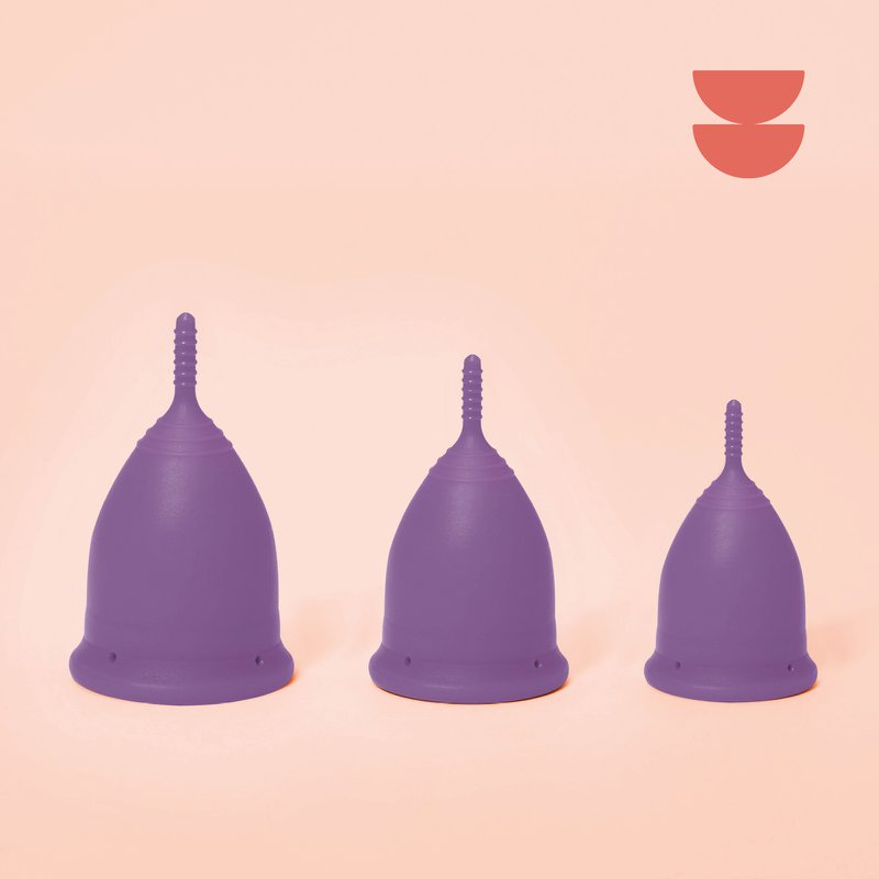 divine Menstruationstasse I Soft l Royal Purple l Größe S
