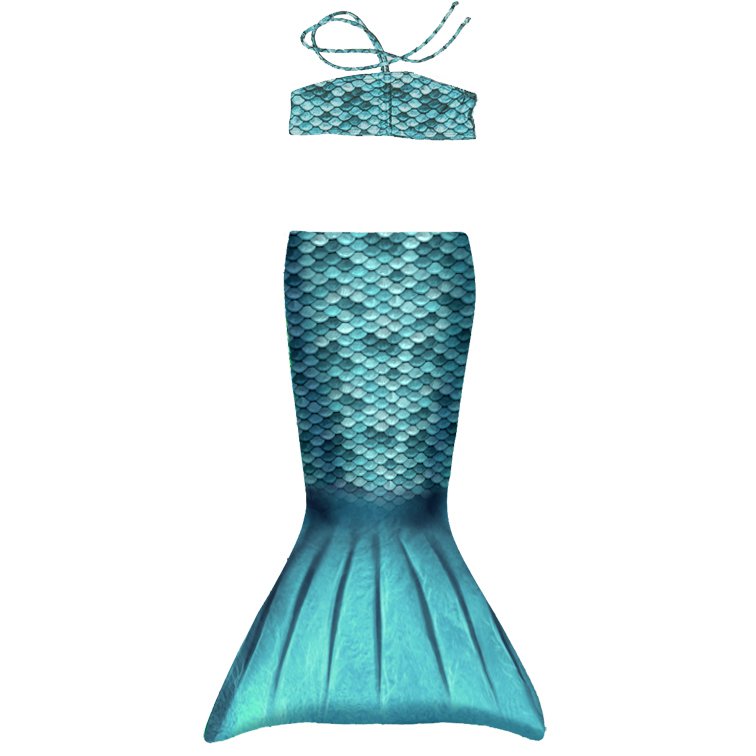 Kuaki Mermaids – Kleinkind-Set Türkis – XS – 6 Jahre