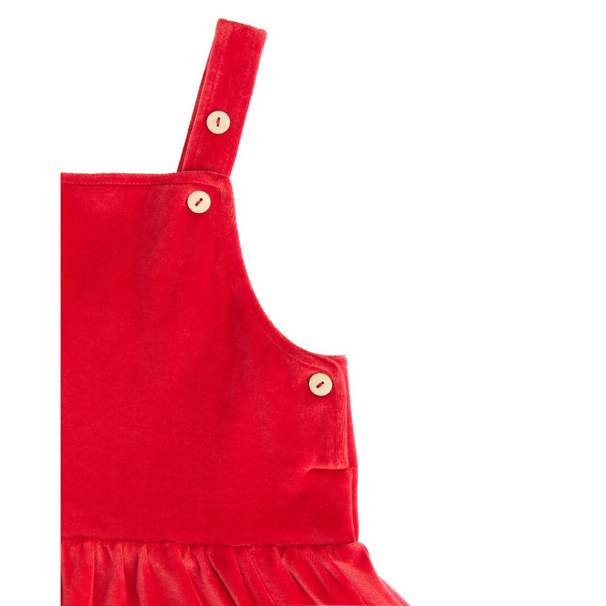 2625 ZR | Children sleek nickykleid - brick red