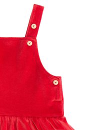 2625 ZR | Children sleek nickykleid - brick red