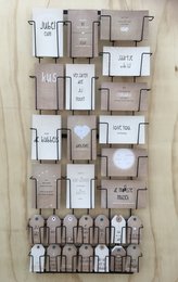 COMBI - 210 Papir Wishes & 280 Singers - Wall Display