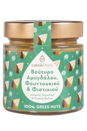 Almond, Hazelnut and Peanut butter, 210gr